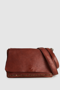 AriStud Leather Flap Crossbody Bag