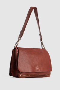 AriStud Leather Flap Crossbody Bag