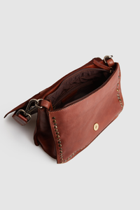 AriStud Leather Flap Crossbody Bag