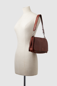 AriStud Leather Flap Crossbody Bag