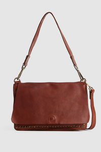 AriStud Leather Flap Crossbody Bag