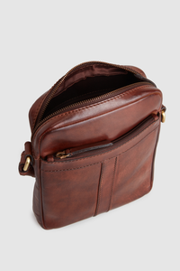 Flynn Leather Medium Satchel