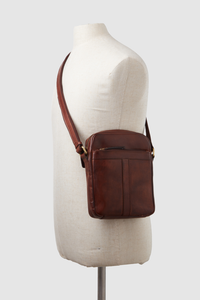 Flynn Leather Medium Satchel