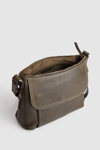 Maya Leather Large Crossbody Bag