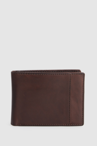 RFID Leather Bifold Wallet