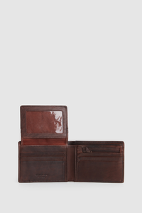 RFID Leather Bifold Wallet