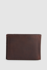 RFID Leather Bifold Wallet