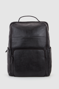 Matt Leather Backpack