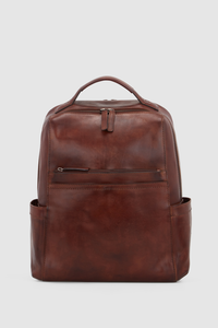 Flynn Leather Backpack