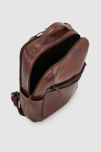 Flynn Leather Backpack