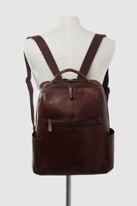 Flynn Leather Backpack