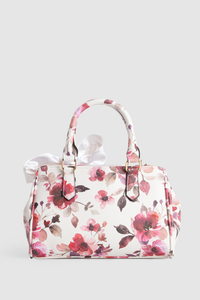 Floral Mini Grab Tote Bag