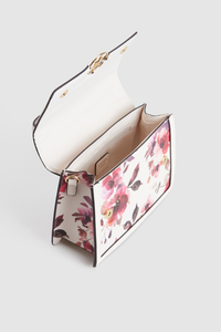 Floral Top Handle Bag