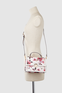 Floral Top Handle Bag