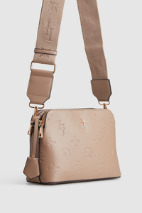 Embossed Crossbody Bag