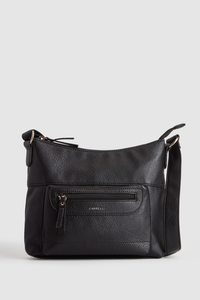 Zip Pocket Panel Crossbody Bag