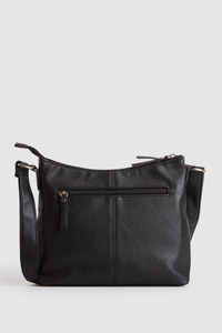 Zip Pocket Panel Crossbody Bag