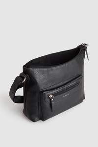 Zip Pocket Panel Crossbody Bag