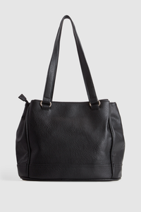 Zip Pocket Panel Tote Bag