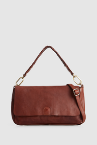 Bree Leather Flap Crossbody Bag