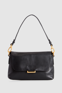 Luna Leather Flap Crossbody Bag