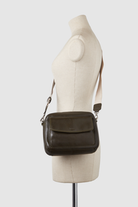 Pia Leather Crossbody Bag