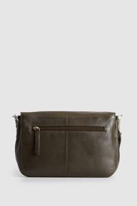 Pia Leather Flap Crossbody Bag