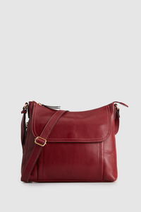 Maya Leather Large Crossbody Bag