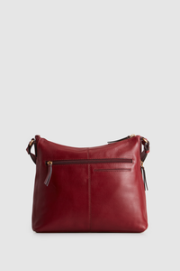 Maya Leather Large Crossbody Bag