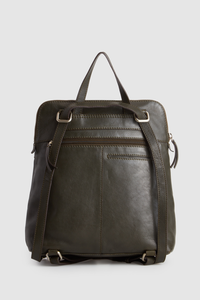 Maya Leather Convertible Backpack