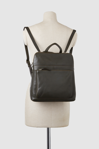 Maya Leather Convertible Backpack