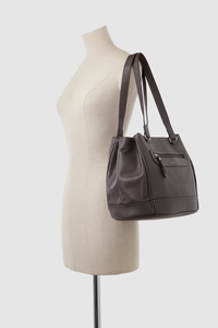 Zip Pocket Panel Tote Bag