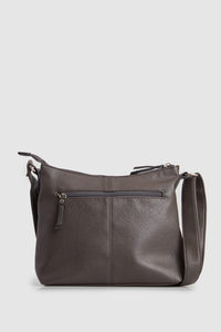 Zip Pocket Panel Crossbody Bag