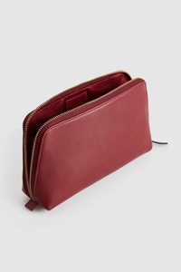 Bronte Leather Large Cosmetic Case