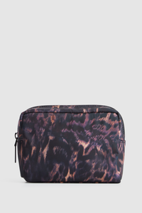 Leopard  Nylon Cosmetic Pouch