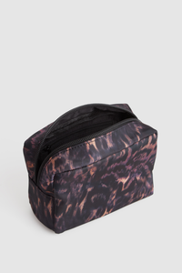 Leopard  Nylon Cosmetic Pouch