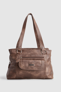 Flap Pocket Tote Bag