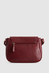 Zip Pocket Flap Crossbody Bag