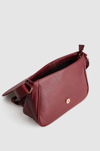 Zip Pocket Flap Crossbody Bag