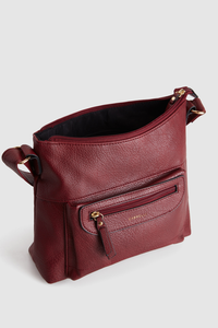 Zip Pocket Panel Crossbody Bag