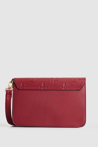 Embossed Flapover Bag