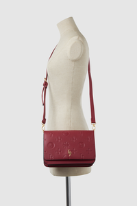 Embossed Flapover Bag