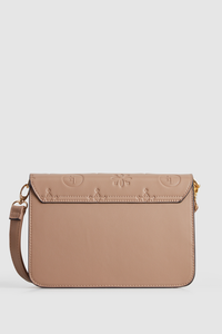 Embossed Flapover Bag