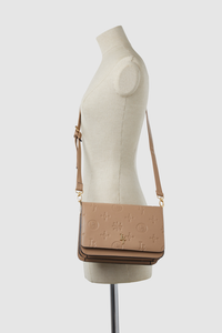 Embossed Flapover Bag