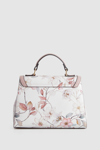 Floral Top Handle Bag