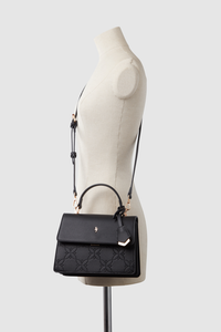 Embossed Top Handle Bag