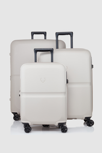 Single Stripe 3pc Suitcase Set