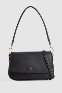 Embossed Shoulder Bag