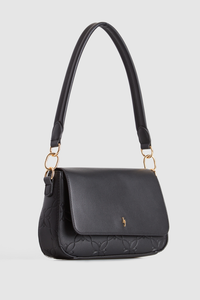 Embossed Shoulder Bag