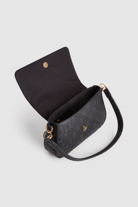 Embossed Shoulder Bag